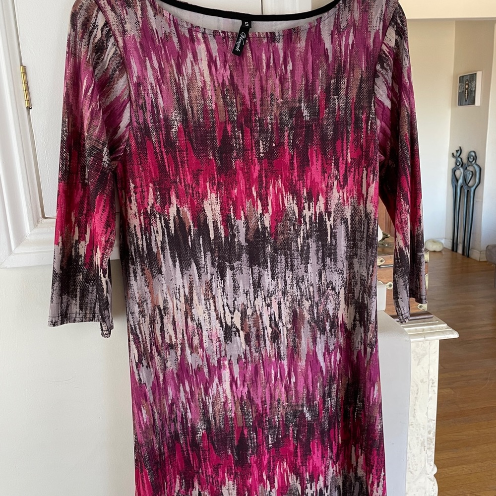 Purple and pink Viereck dress